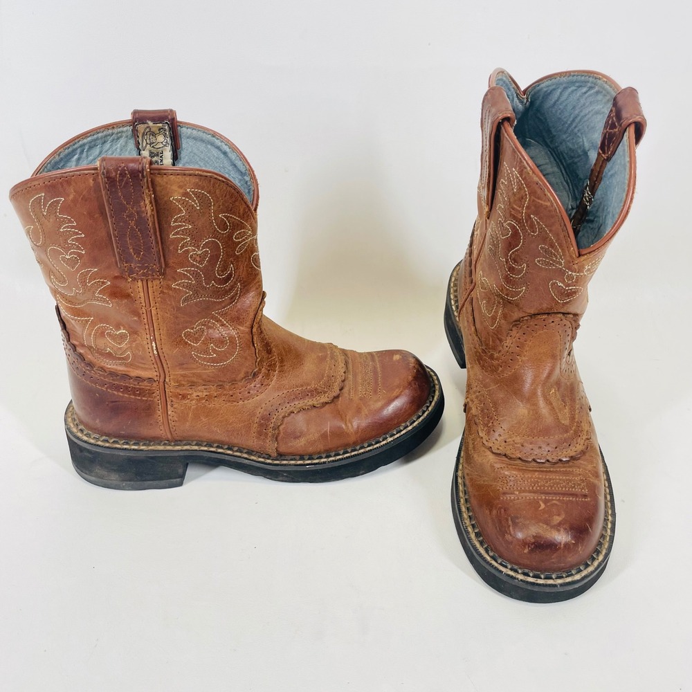 Ariat Fatbaby Brown Leather Western Cowgirl Boots 10000860 Womens 7B